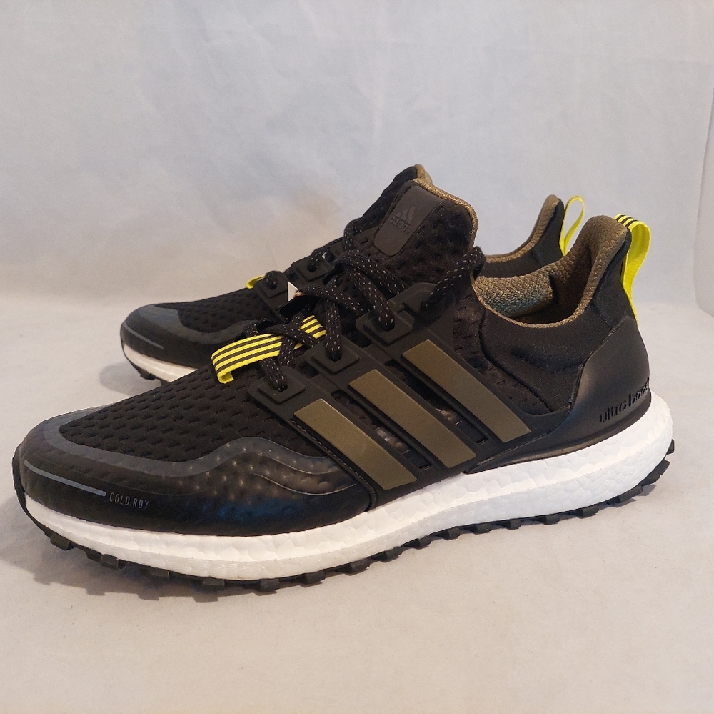 Adidas Ultraboost Cold.RDY DNA White Black Olive Green Yellow G54966 Sneakers